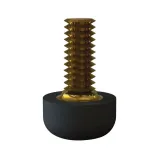 Essentra Components_TB-3_FOOT CYLINDRICAL 0.374" DIA BLK