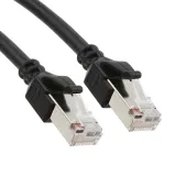 HARTING_09459711134_Ethernet Cables / Networking Cables CAT5 IP20 PATCH CABL BLACK SHEATH 20.0m