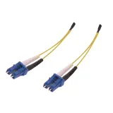 HARTING_33012410020008_FO cable Pre-assembled on both sides LC duplex Singlemode Cable length 2 m Diameter 5.17 mm