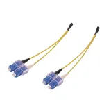 HARTING_33012410050009_FO cable Pre-assembled on both sides SC duplex Singlemode Cable length 5 m Diameter 5.17 mm
