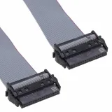 HARTING_33152430100010_32 Pos IDC Ribbon Cable Assembly, 1.27mm Pitch, 0.1m, Female-Female