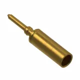 Harwin_M80-1950005_Female Coax Crimp Contact, 24-28AWG, Gold Plated Brass