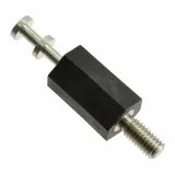 Harwin_W2332-00_Turret Terminal Brass Black M 25.8mm Tin Over Nickel Bulk/Loose