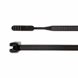 HellermannTyton_109-00043_Cable Ties, Clip Tie Polyamide 6/6 Black 65mm 130N Bag