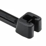 HellermannTyton_109-00097_Cable Ties, Clip Tie Polyamide 6/6 Black 38mm 130N Bag