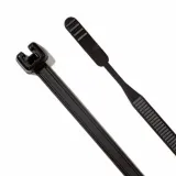 HellermannTyton_109-00111_Cable Ties, Clip Tie Polyamide 6/6 Black 70mm 530N Bag