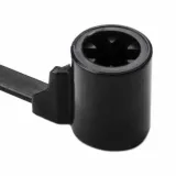 HellermannTyton_155-12300_Cable Ties, Stud Mount Polyamide 6/6 Black 35mm 225N Automotive Bag
