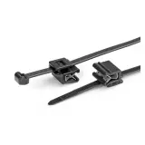HellermannTyton_156-00864_Black Cable Tie/Edge Clip, 7.9" L, 1.8" Bundle, 50lb Tensile, Nylon