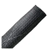 HellermannTyton_170-03093_Flame Retardant Expandable Braided Sleeving, 1.0in Dia., Black, 250.0 ft/Bulk Reel