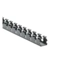 HellermannTyton_181-11011_SLOTTED WALL DUCT, 1INX1IN NON-ADHESIVE, PVC, GRAY, 5-6FT STICKS