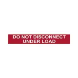 HellermannTyton_596-00244_with English Text Vinyl,  165.1 x 25.4mm50 Hazard Warning Label