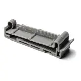 HellermannTyton_FC2.2H4_Cable Management, Flat Ribbon Clamp Polyamide 6/6 Gray Adhesive Bag