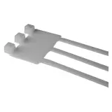 HellermannTyton_IT50RT9K2_Natural Nylon Identification Tie Cable Tie, 205mm x 46 mm, IT50