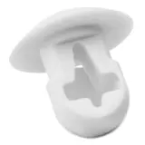 HellermannTyton_PBM10M4_Cable Accessories, Push Mount Polyamide 6/6 White Bag