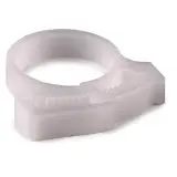 HellermannTyton_SNP1610M4_Cable Management, Snapper Hose Clamp Polyacetal White Snap In 21.5mm Bag Automotive