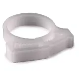 HellermannTyton_SNP18A10C2_Cable Management, Snapper Hose Clamp Polyacetal White Snap In 23.7mm Bag Automotive