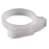 HellermannTyton_SNP3210K2_Cable Management, Snapper Hose Clamp Polyacetal White Snap In 35.7mm Bag Automotive