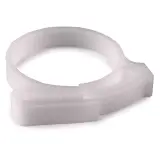 HellermannTyton_SNP3310K2_Cable Management, Snapper Hose Clamp Polyacetal White Snap In 40.5mm Bag Automotive