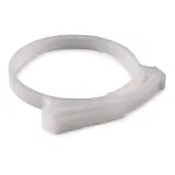 HellermannTyton_SNP5010C2_Cable Management, Snapper Hose Clamp Polyacetal White Snap In 57.8mm Bag Automotive