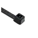 HellermannTyton_T18I0HSM4_High-Temp Cable Tie, 5.5" Long, UL Rated, 18lb, PA66HS, Black | HellermannTyton T18I0HSM4