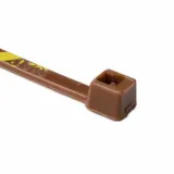 HellermannTyton_T18R1-4K2_Brown/Yellow Nylon Standard Cable Tie, 100mm x 2.45 mm, T18