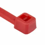 HellermannTyton_T18R2HALC2_Cable Ties, Halar Polyamide 6/6 Red 22mm 80N Bag