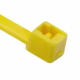 HellermannTyton_T18R4C2_Cable Ties, Standard Locking Polyamide 6/6 Yellow Bag