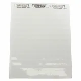HellermannTyton_TAG26L-105_Tag,  Laser;  Clear Polyester;  Permanent Pressure Sensitive Acrylic;  0.5 in.;