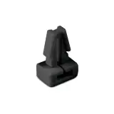HellermannTyton_TM1SF0M4_Cable Accessories, Push Mount Polyamide 6/6 Black Bag