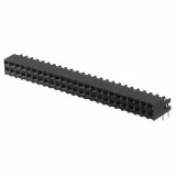 Hirose_A3-50DA-2DS(71)_50 Pos 2mm RA Solder Socket Header, 2 Rows, Gold Plated
