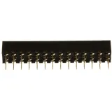 Hirose_A3C-28DA-2DSA(71)_28 Pos 2mm Gold Female Socket Header, Straight Thru-Hole