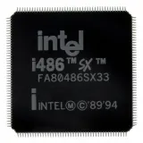 Intel_FA80486SXSF33_IC MPU I486 33MHZ 176TQFP