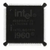 Intel_NG80960JF3V25_RISC Microprocessor, 32-Bit, 25MHz, CMOS, PQFP132, PLASTIC, QFP-132
