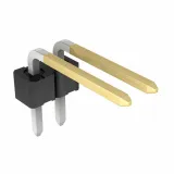 Molex_0022286023_2.54mm RA Male Pin Header, 2 Pos, 4A, 250V, Gold