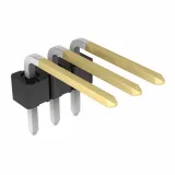 Molex_0022286033_3 Pos 2.54mm RA Solder Header, Male Pin, Gold, Nylon