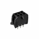 Molex_0430450614_6 Pos Rectangular Power Connector, 250V, Straight, Solder
