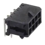 Molex_0430450800_8 Pos Rectangular Power Connector, 250V, Solder, Right Angle