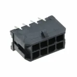 Molex_0430450812_Header 2 Row Vertical Polarizing Peg 8 Pin Tin Plate SMT/Glow Wire Kinked Leads