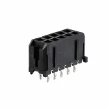 Molex_0430451012_Rectangular Power Connector, 10 Pos, Male, Solder, 250V