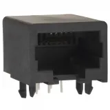 Molex_0432028116_Conn RJ-45 F 8 POS 2.54mm Solder RA Thru-Hole 6 Terminal 1 Port Tray Cat 3/Cat 4