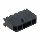 Molex_0436500400_3mm Pitch 4 Pos Male Power Connector, Solder, Right Angle
