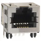 Molex_0438600005_Conn RJ-11 F 6 POS 2.04mm Solder RA Thru-Hole 6 Terminal 1 Port Tray Cat 3