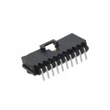 Molex_0705550079_10 Pos 2.54mm RA Solder Header, Gold, UL94 V-0
