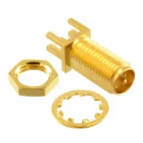 Molex_0732511040_SMA Jack Connector, Straight, 18GHz, 50 Ohm, Gold Plated