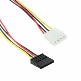 Molex_0887511310_Cable Assembly Power Cord 0.15m 18AWG SATA to SATA 4 to 4 POS M-F Crimp-Crimp Bag
