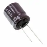 Nichicon_UCS2W330MHD6_33uF 450V Aluminum Electrolytic Capacitor, Radial, 105°C