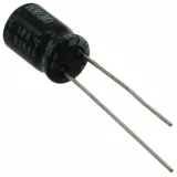 Nichicon_UHM0J821MPD_820uF 6.3V Aluminum Electrolytic Capacitor, Radial, 1.14A Ripple