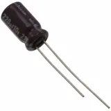 Nichicon_UPB1A221MED_Cap Aluminum Lytic 220uF 10V 20% (6.3 X 11mm) Radial 2.5mm 100mA 5000h 105°C Bulk