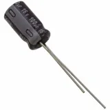 Nichicon_UPM1C101MED_100uF 16V Al Electrolytic Capacitor, Radial, 175mA, 105°C