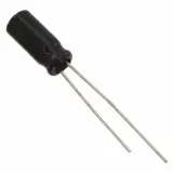 Nichicon_UVP1H010MDD_1uF 50V Aluminum Electrolytic Capacitor, Radial, 2mm Pitch, 17mA